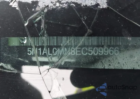 2014 Infiniti Qx60 z USA, uszkodzony, nr VIN 5N1AL0MN8EC509966